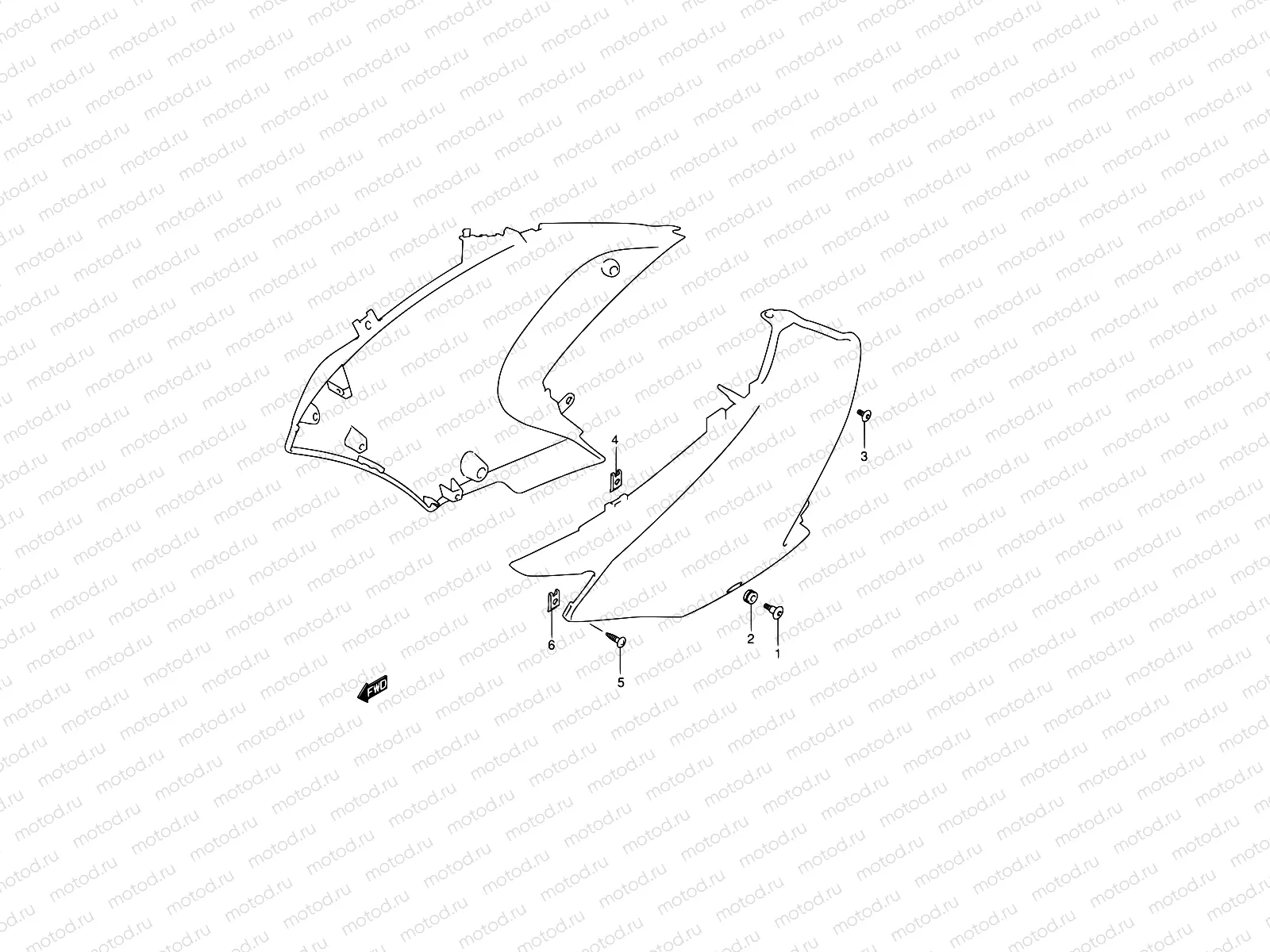 52 - SIDE COWLING INSTALLATION PARTS