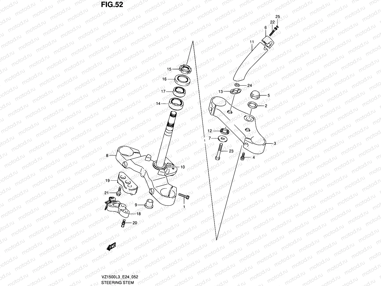 52 - STEERING STEM