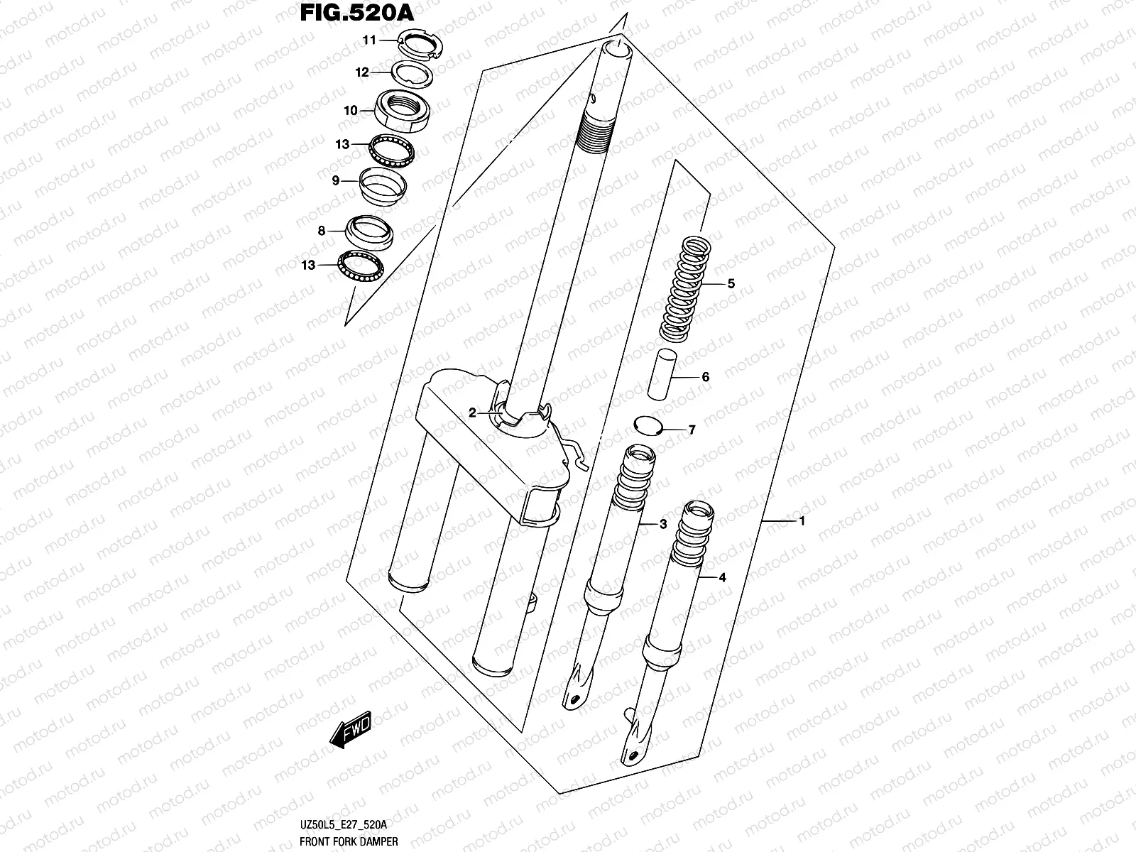 520A - FRONT FORK