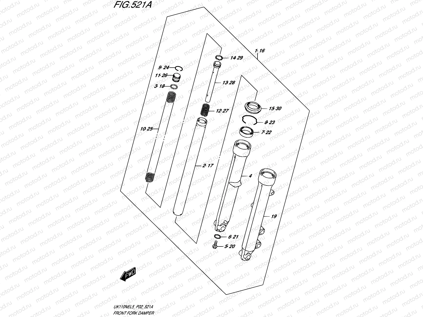 521A - FRONT FORK DAMPER
