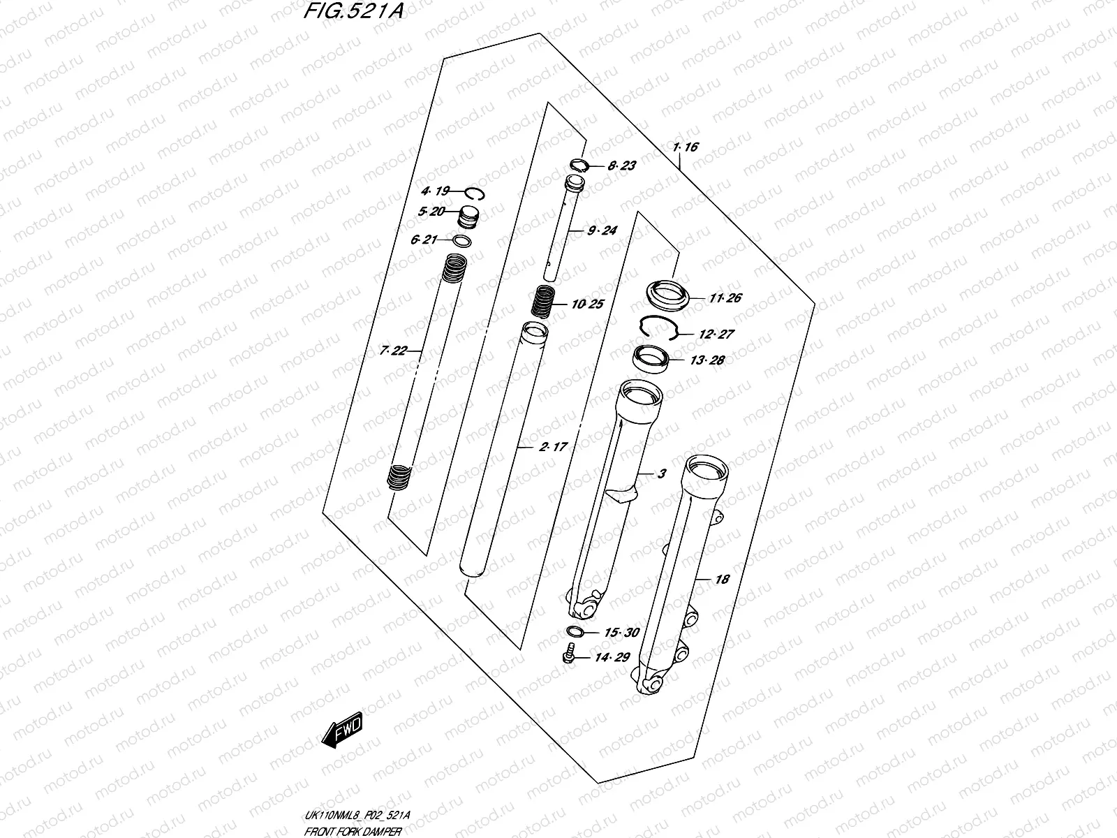 521A - FRONT FORK DAMPER