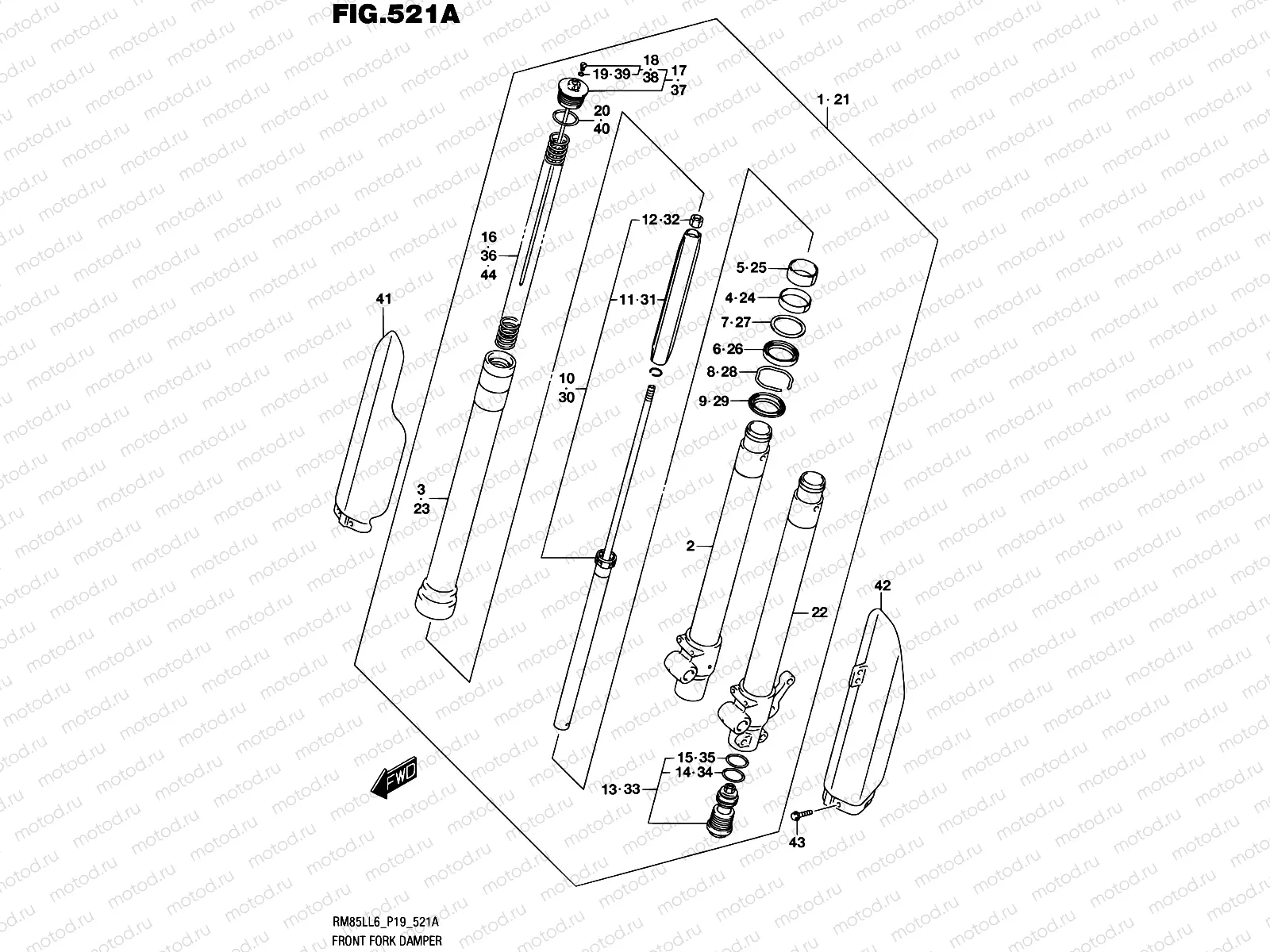 521A - FRONT FORK DAMPER