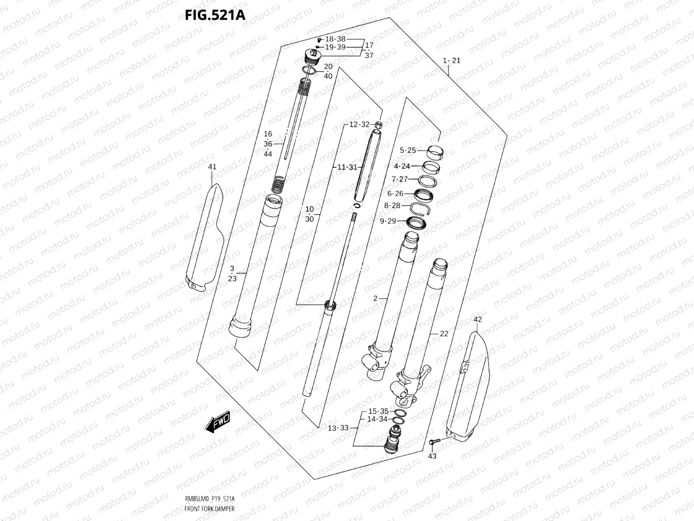 521A - FRONT FORK DAMPER