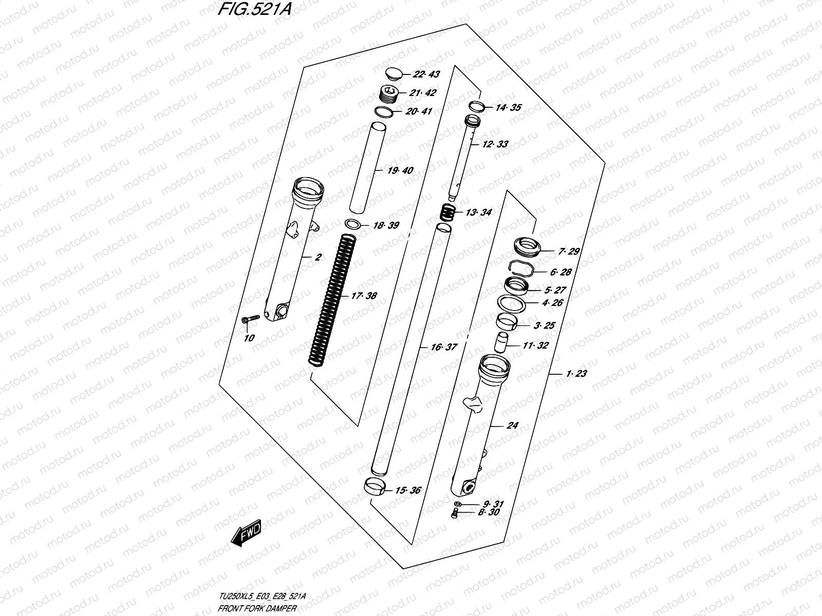 521A - FRONT FORK DAMPER