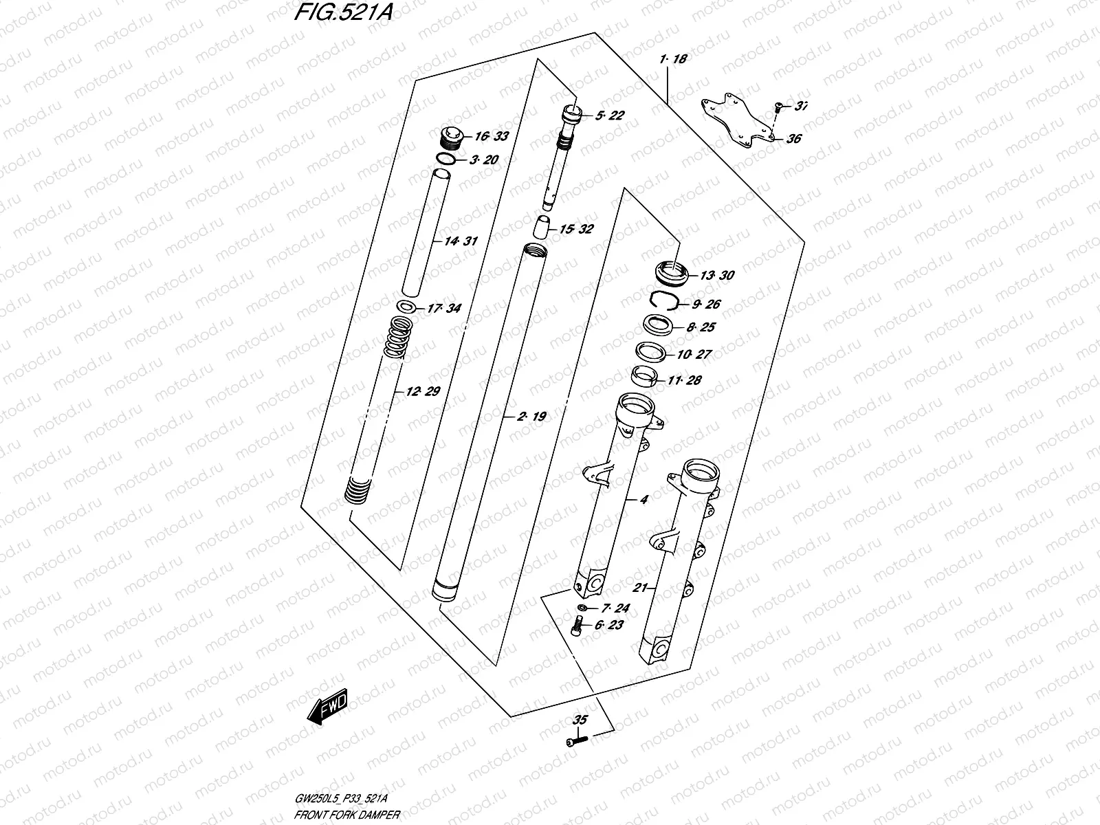 521A - FRONT FORK DAMPER