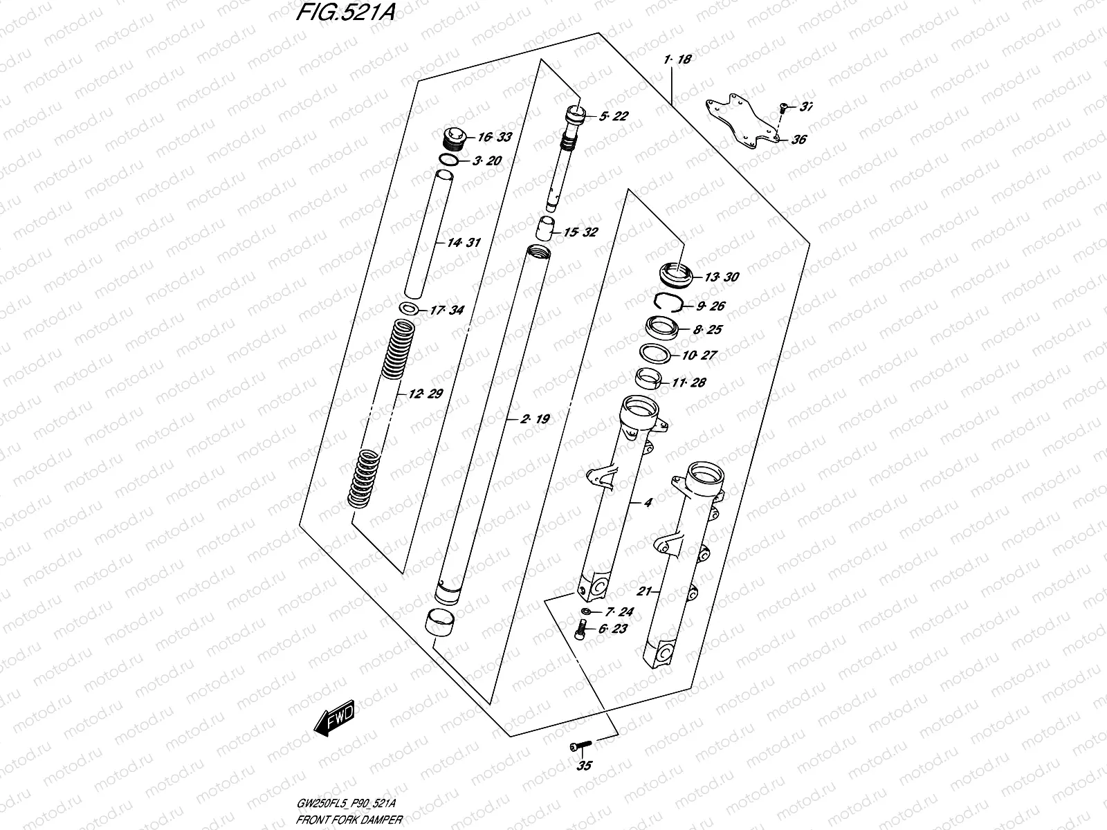 521A - FRONT FORK DAMPER