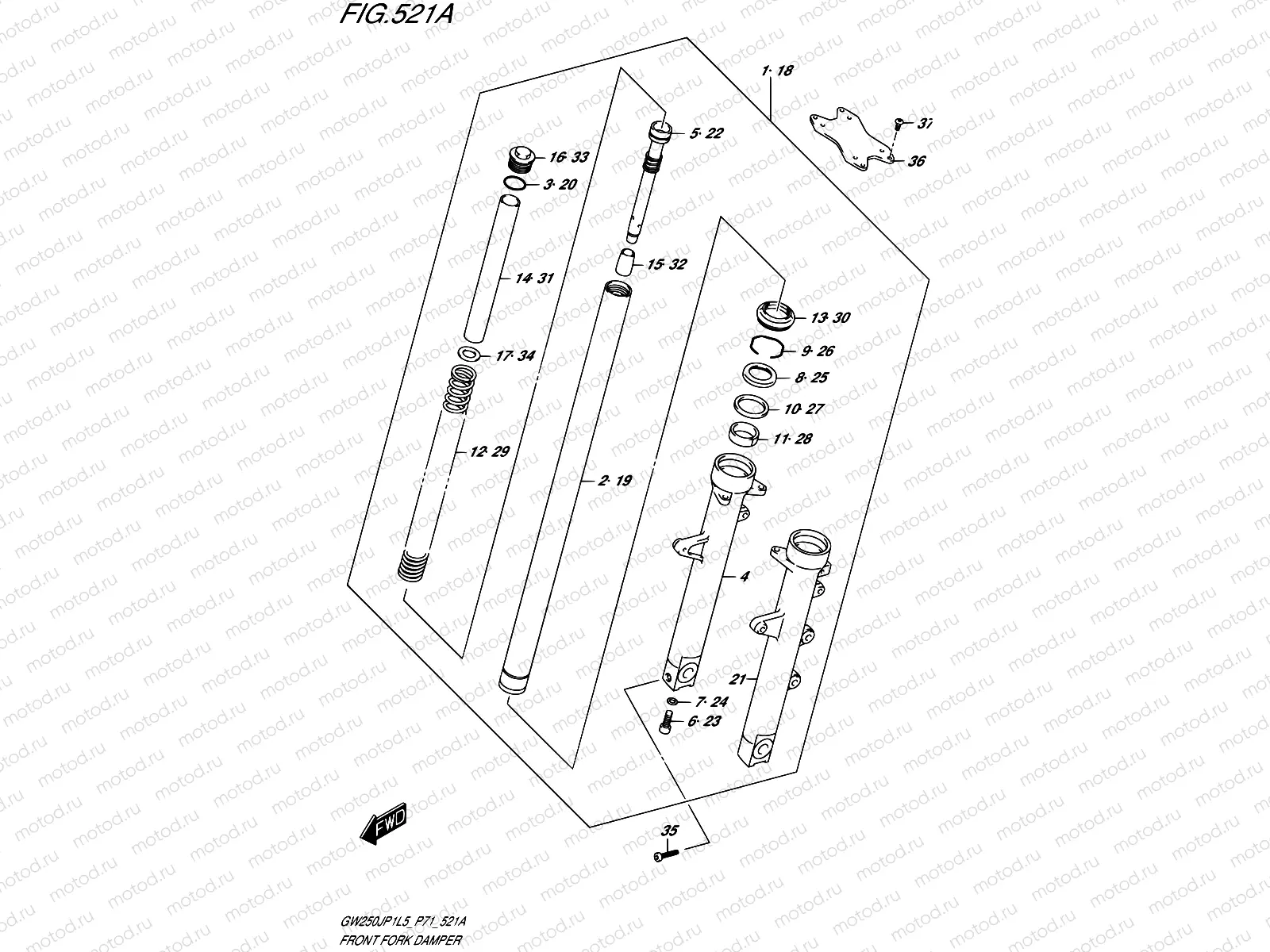 521A - FRONT FORK DAMPER