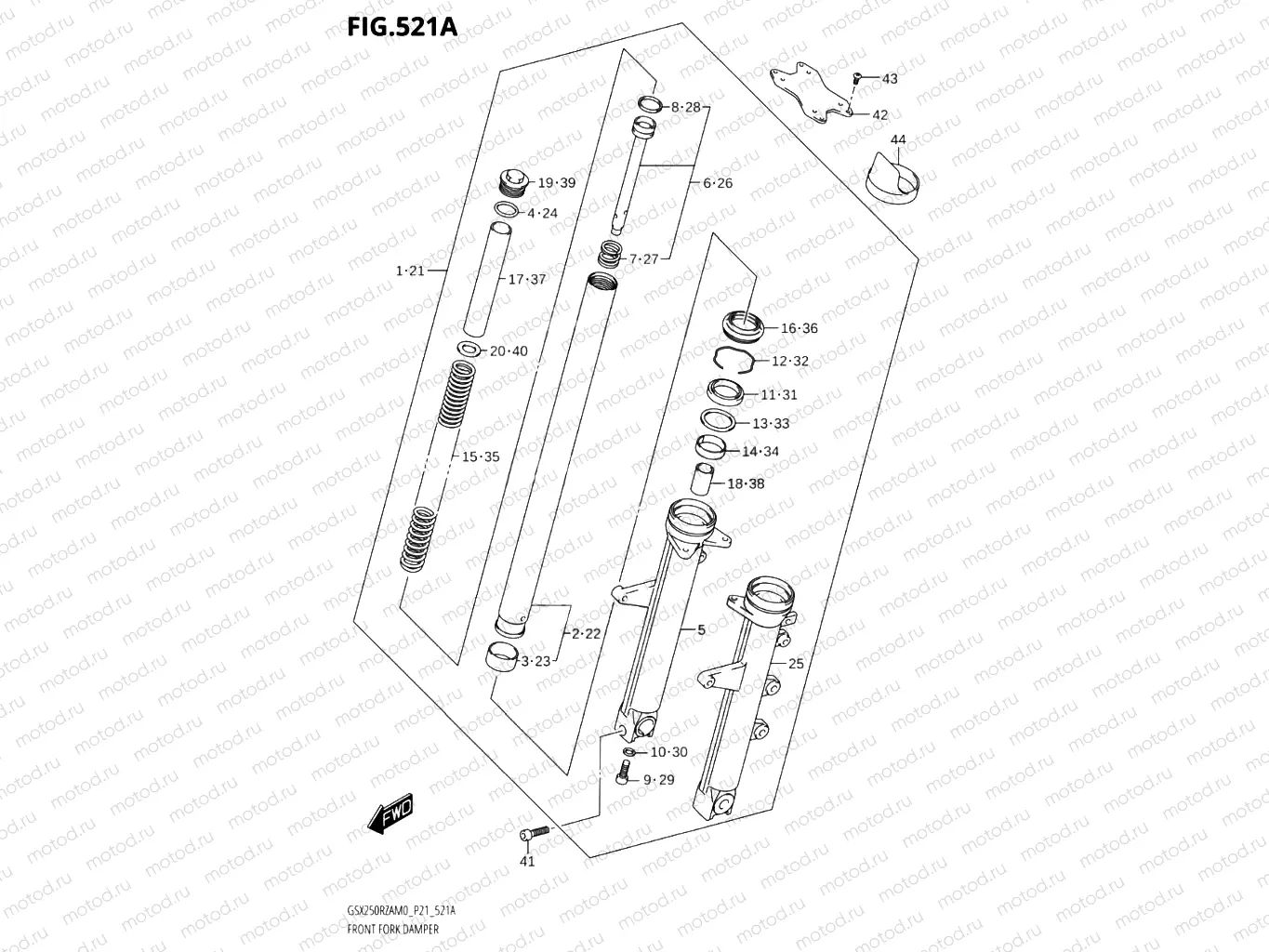 521A - FRONT FORK DAMPER