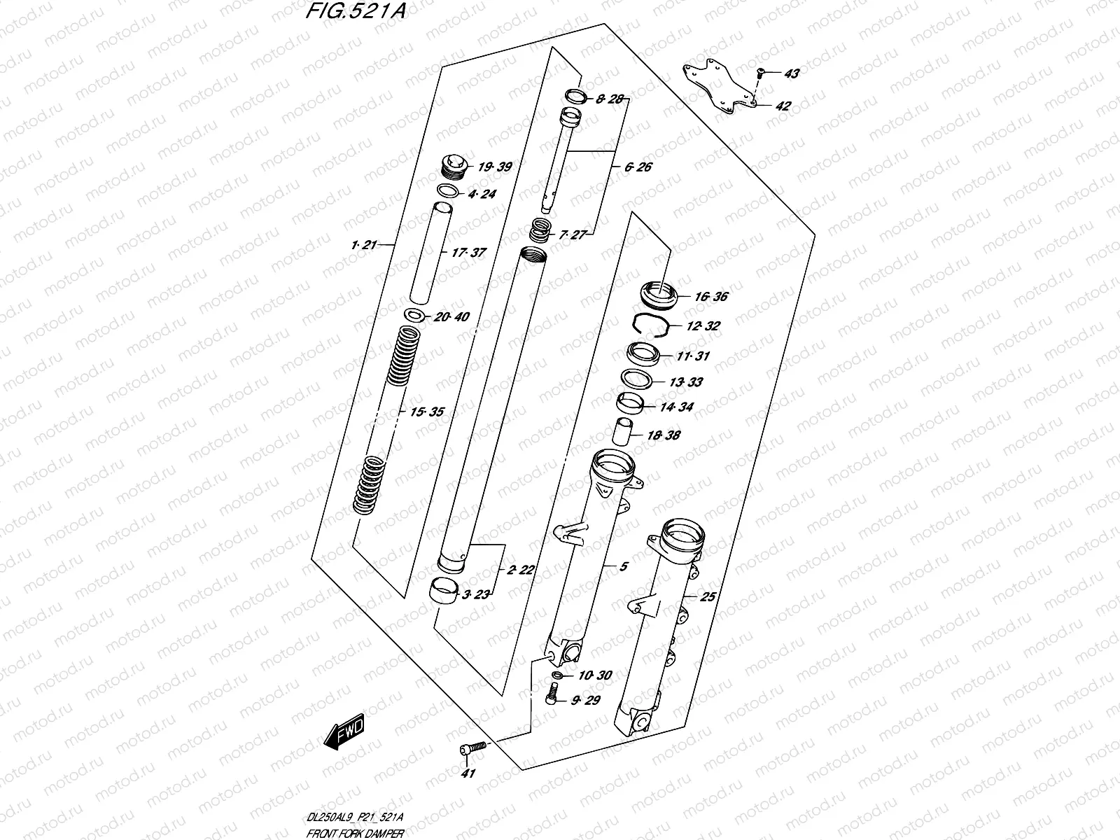 521A - FRONT FORK DAMPER