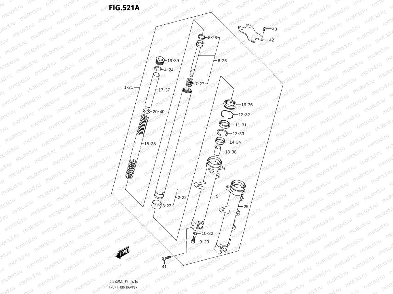 521A - FRONT FORK DAMPER