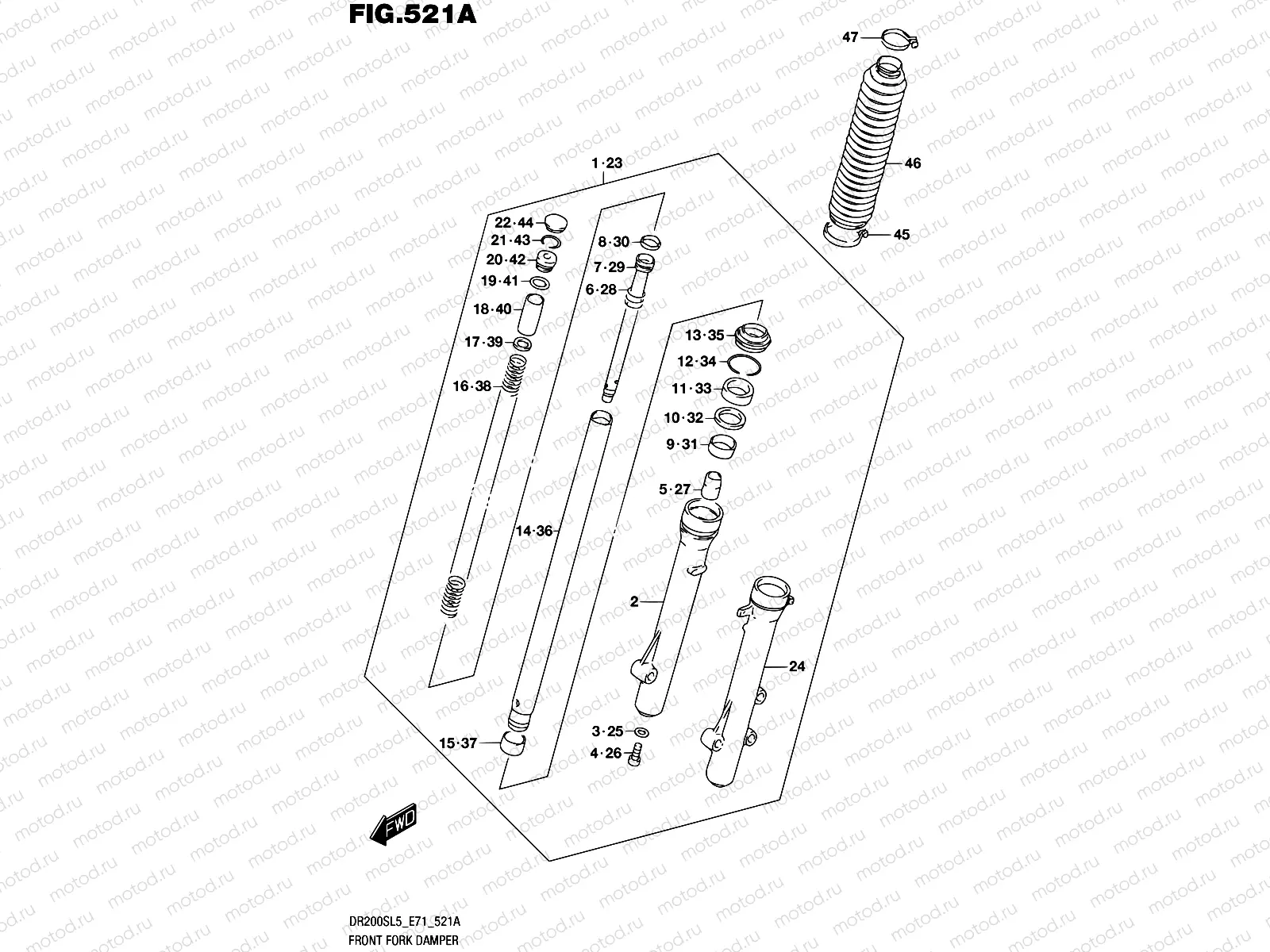 521A - FRONT FORK DAMPER