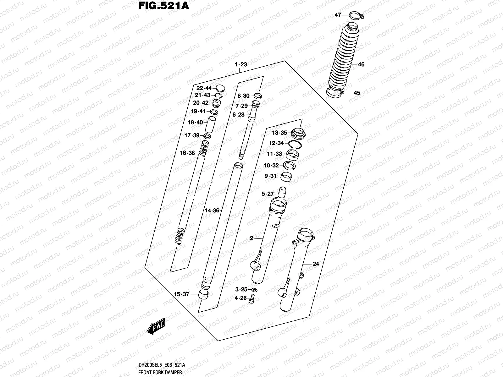 521A - FRONT FORK DAMPER
