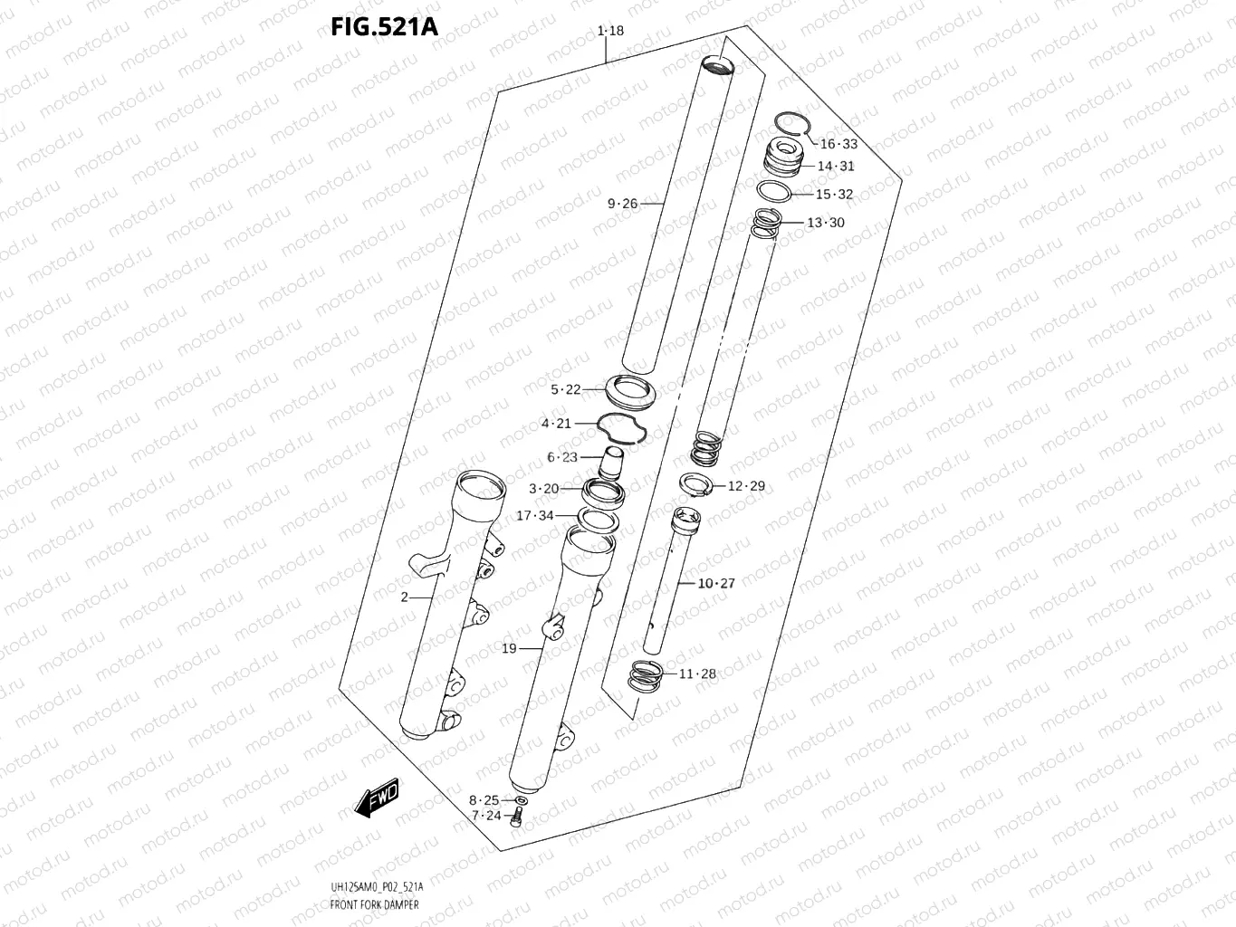 521A - FRONT FORK DAMPER