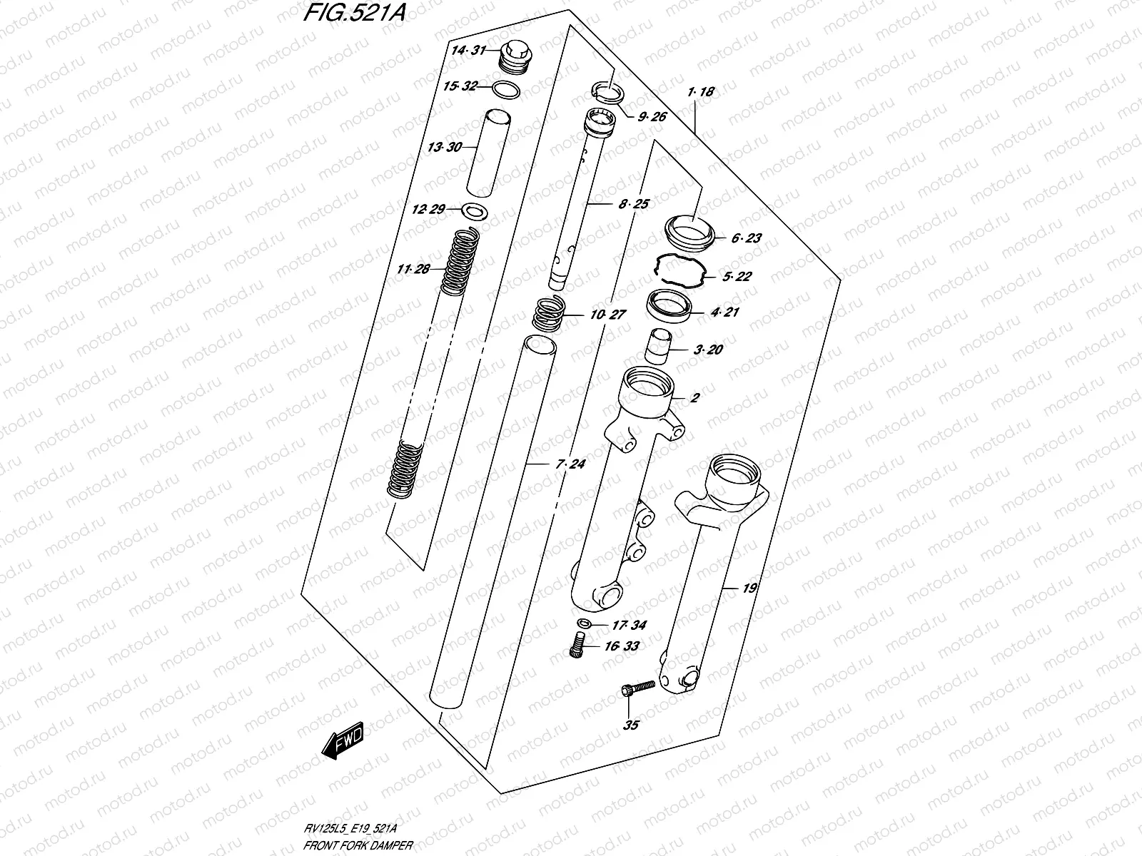 521A - FRONT FORK DAMPER