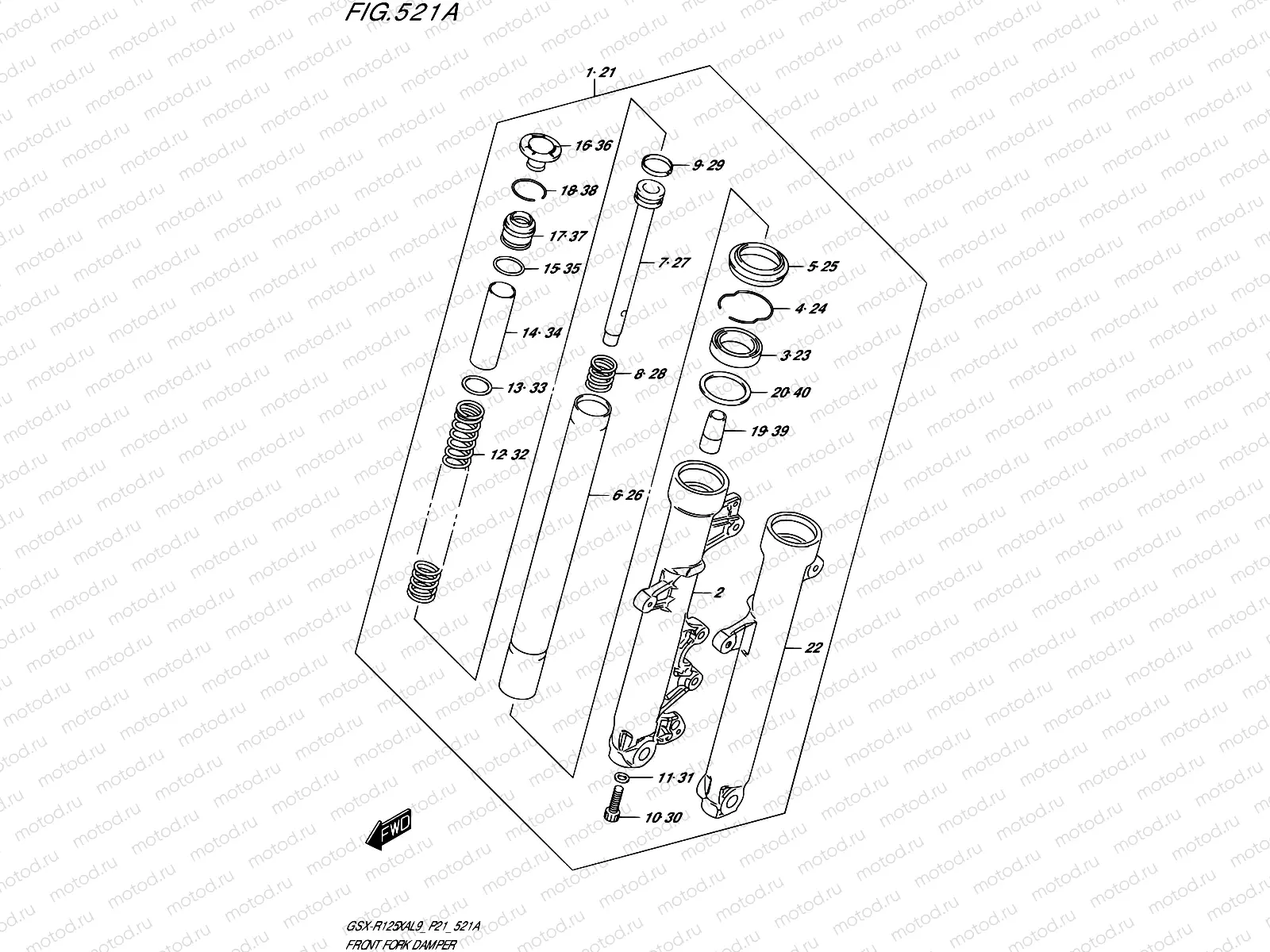 521A - FRONT FORK DAMPER