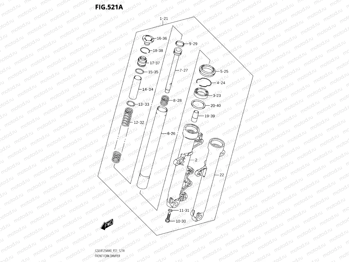521A - FRONT FORK DAMPER