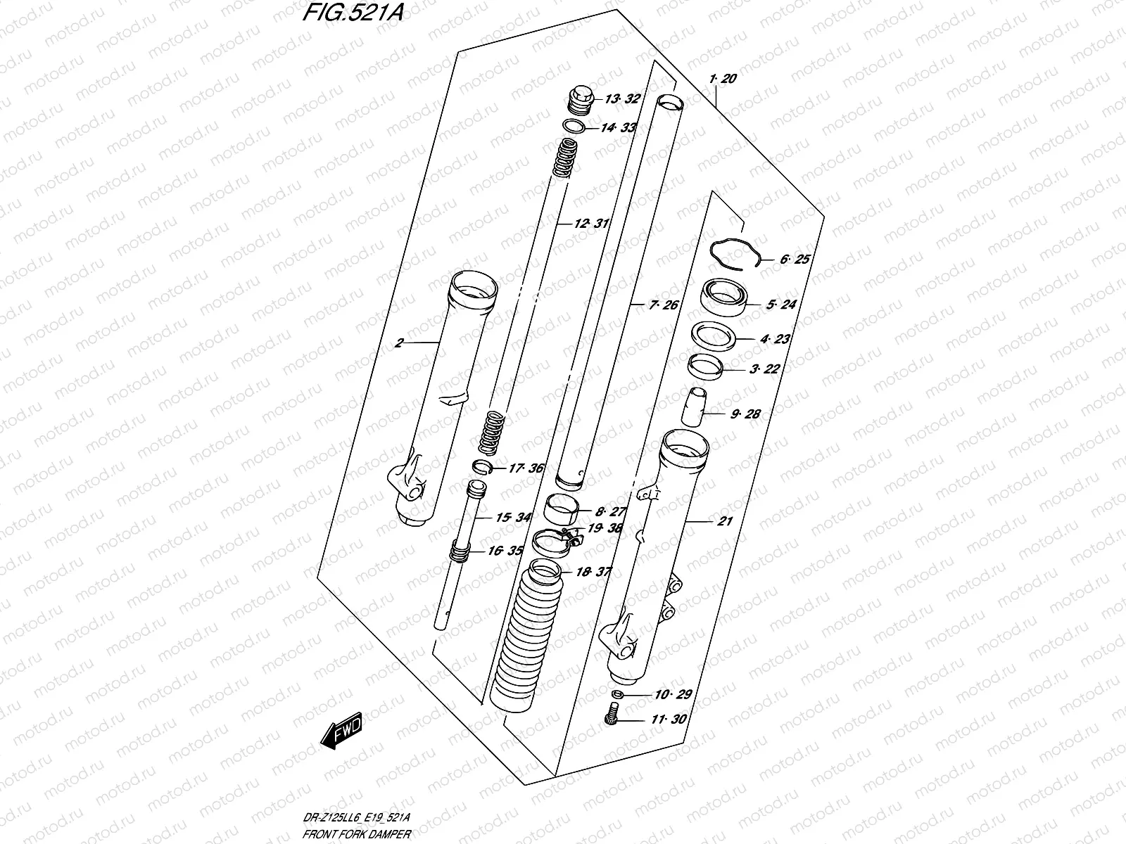 521A - FRONT FORK DAMPER