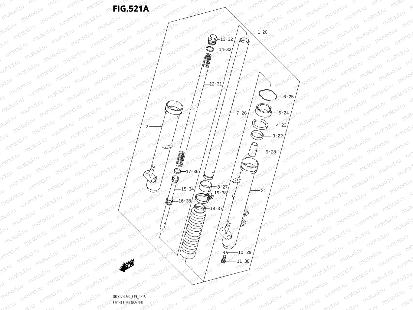 521A - FRONT FORK DAMPER