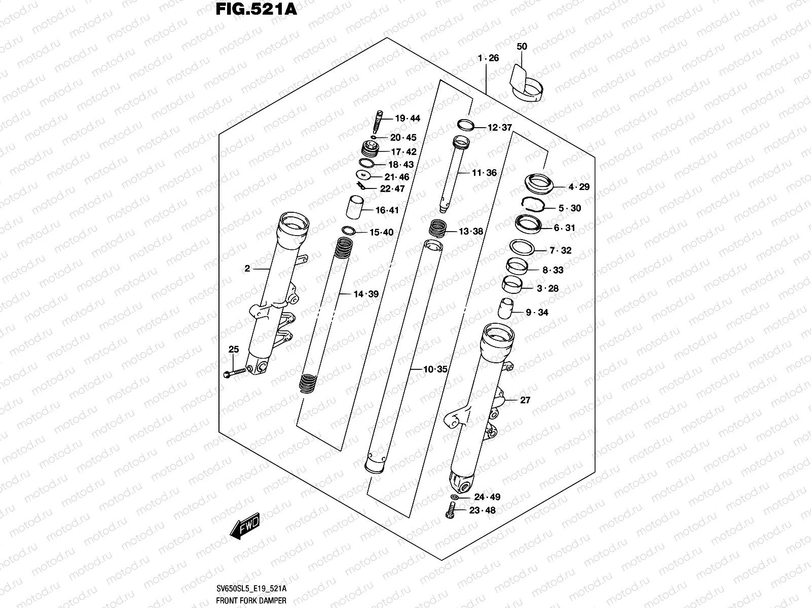 521A - FRONT FORK DAMPER