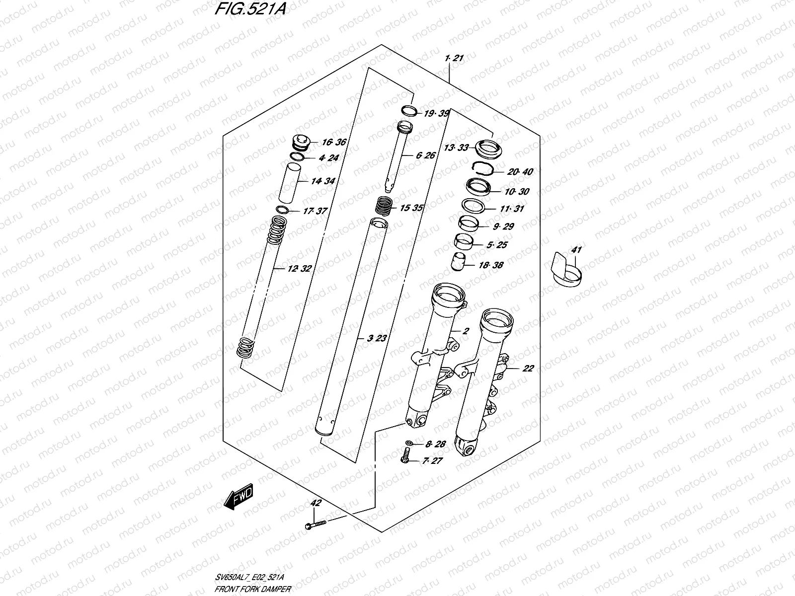 521A - FRONT FORK DAMPER