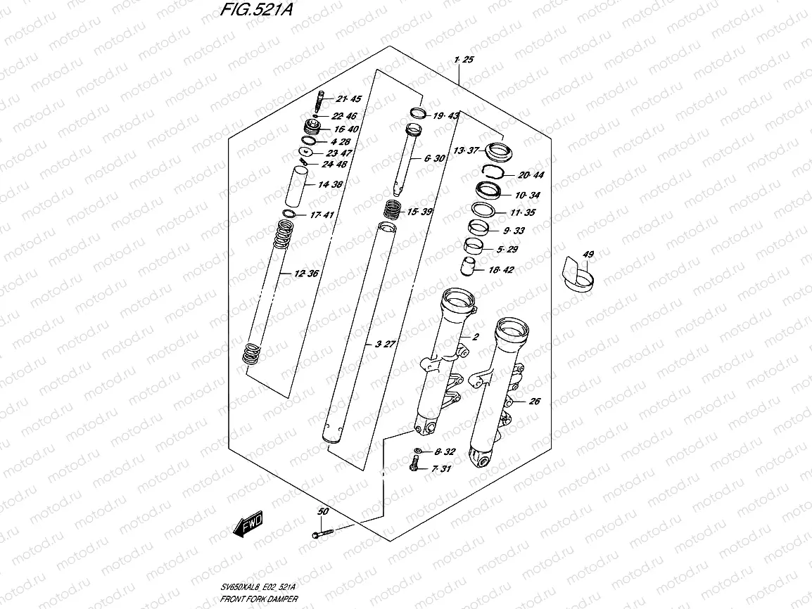 521A - FRONT FORK DAMPER