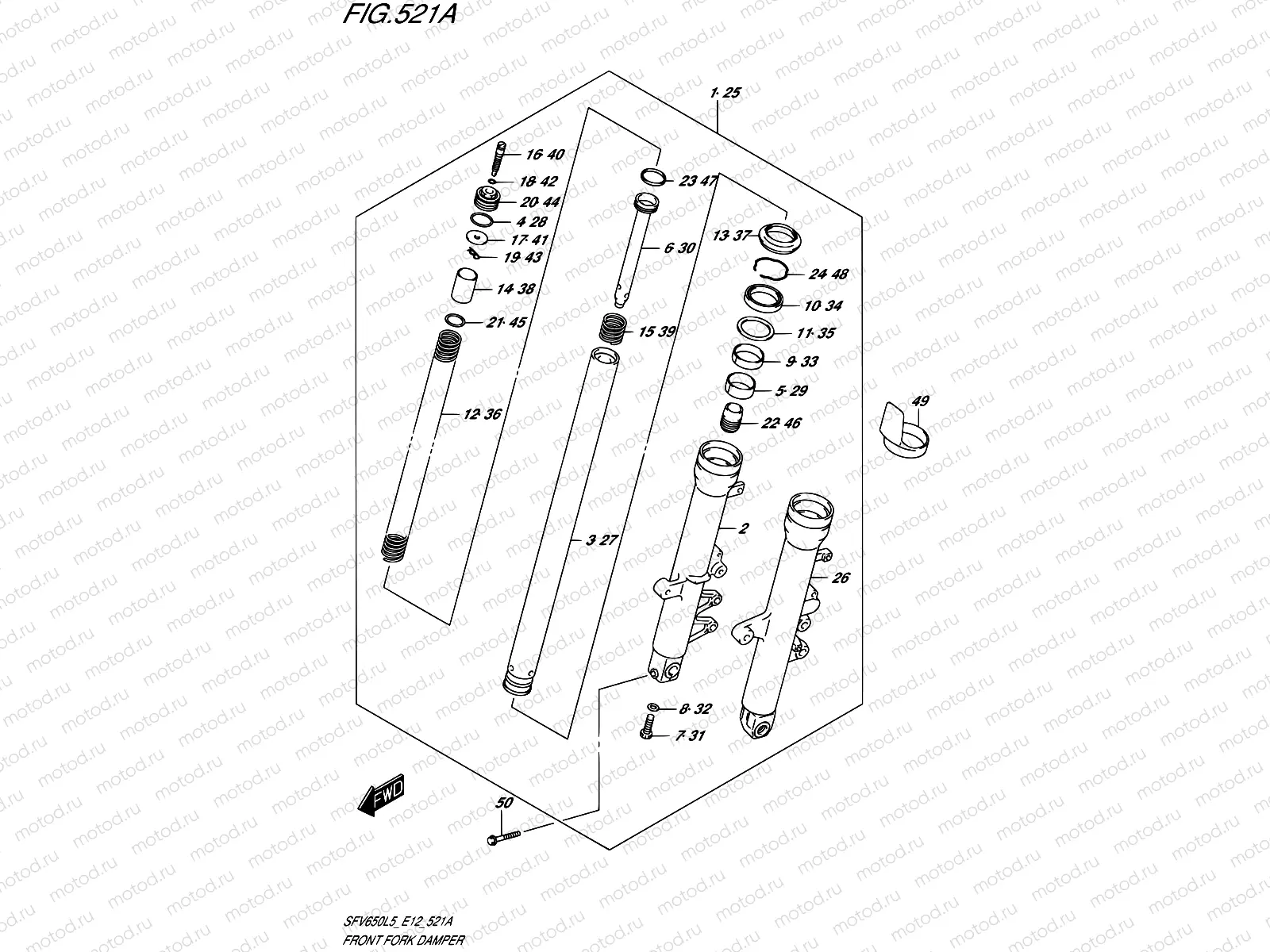 521A - FRONT FORK DAMPER
