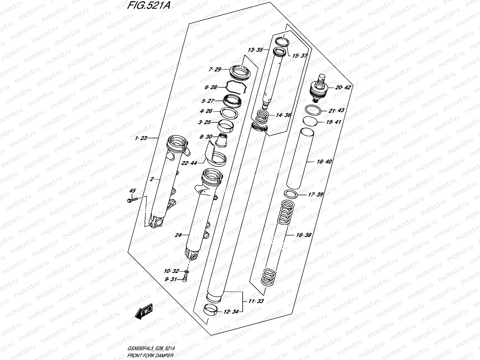 521A - FRONT FORK DAMPER