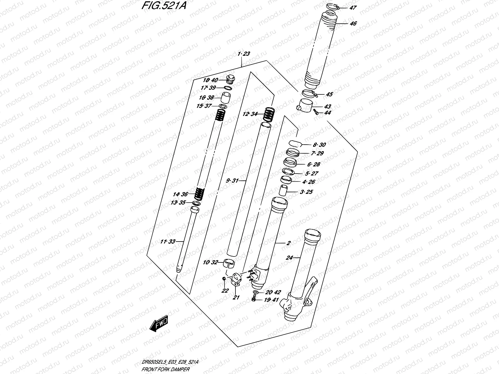 521A - FRONT FORK DAMPER