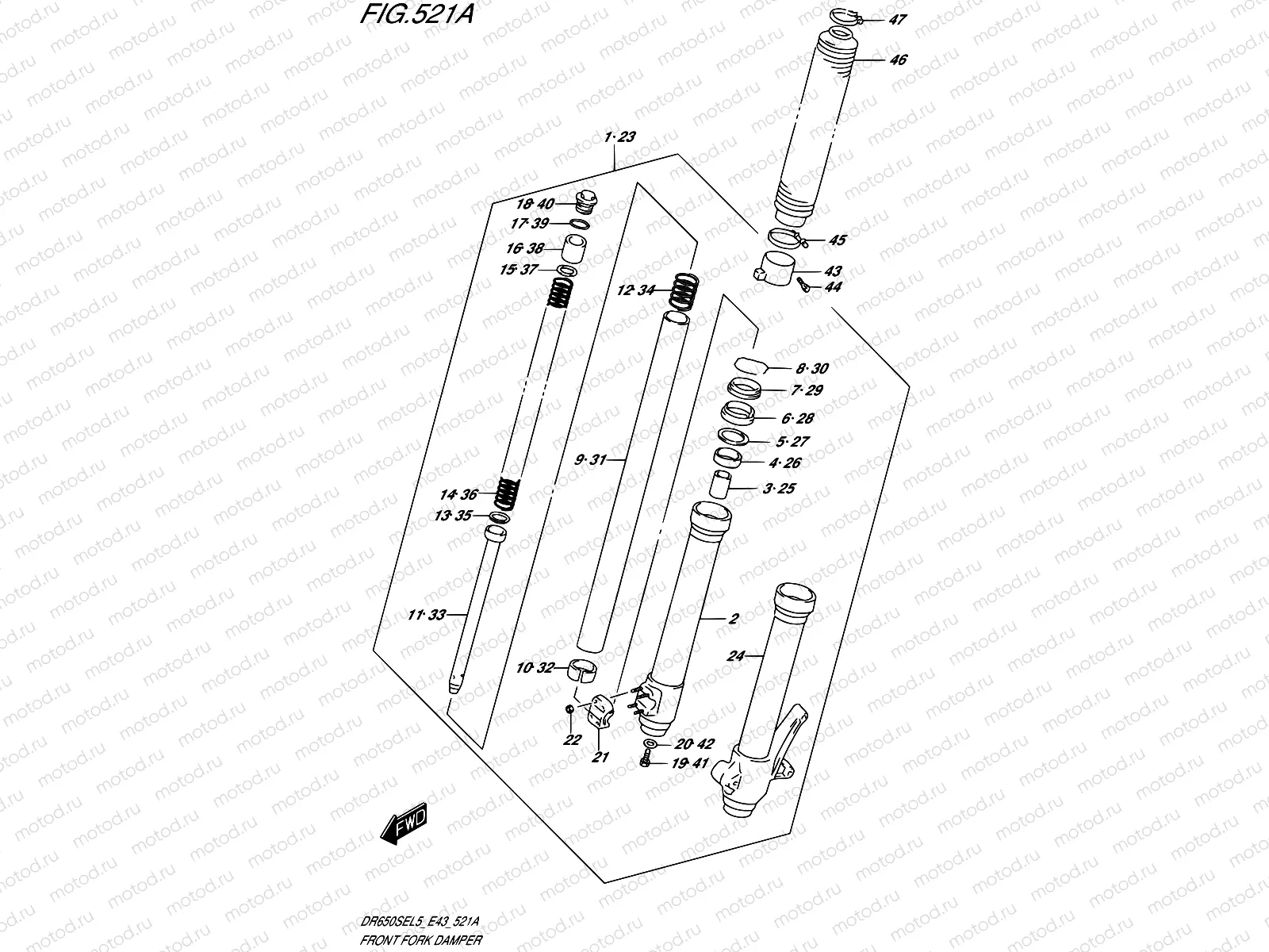 521A - FRONT FORK DAMPER
