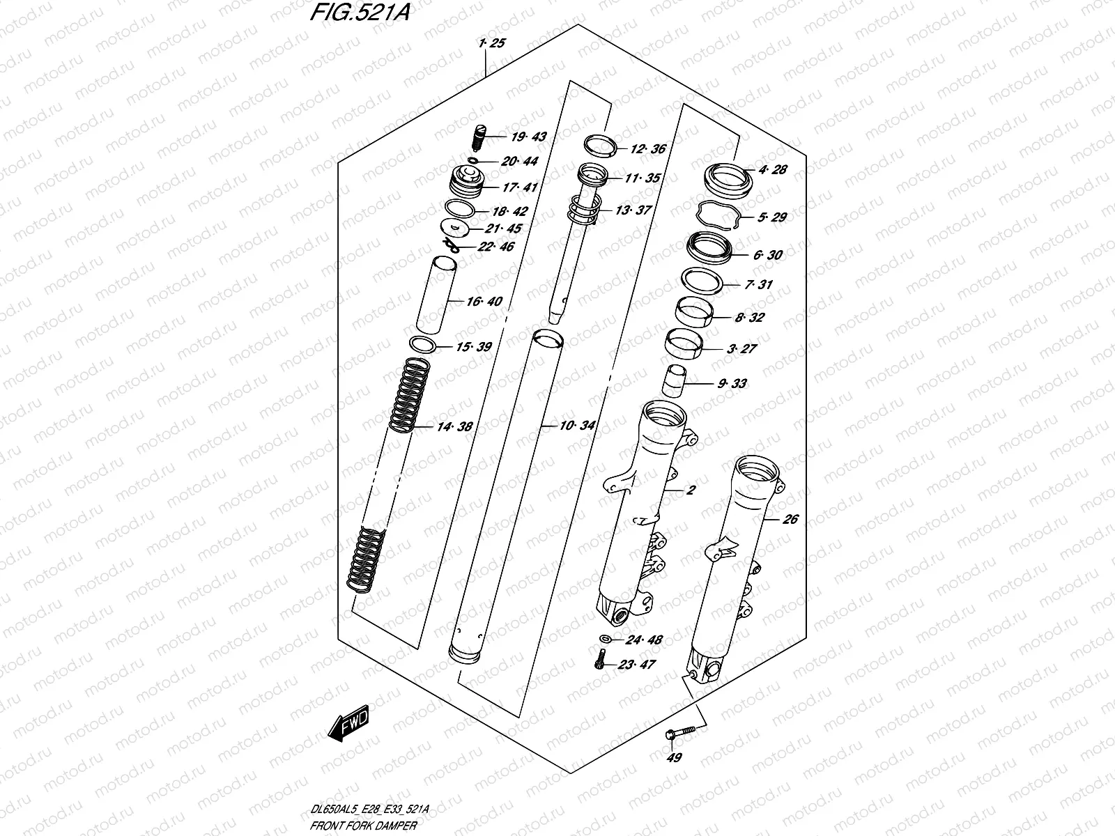 521A - FRONT FORK DAMPER