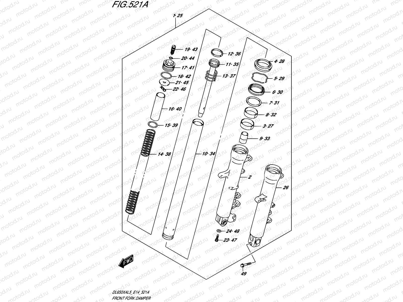 521A - FRONT FORK DAMPER