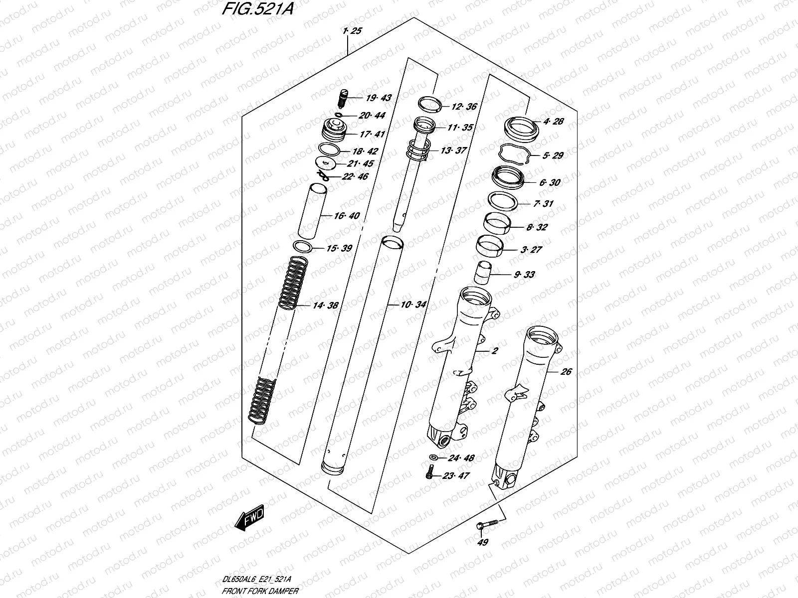 521A - FRONT FORK DAMPER