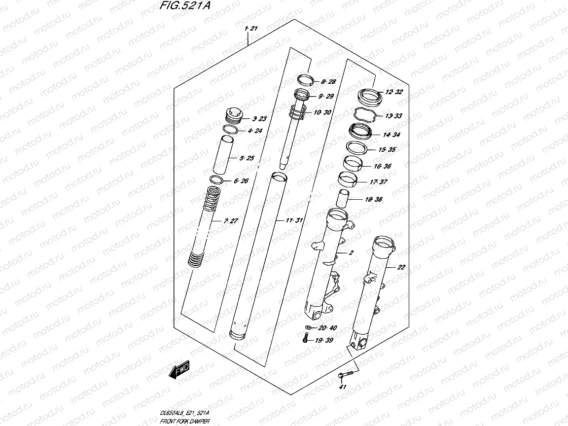 521A - FRONT FORK DAMPER