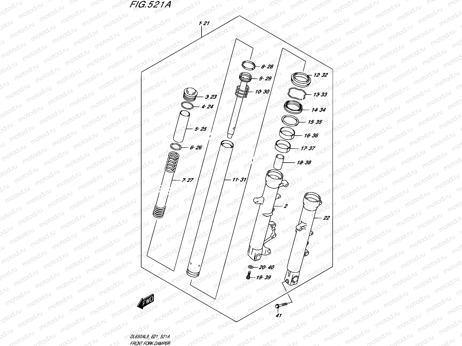 521A - FRONT FORK DAMPER