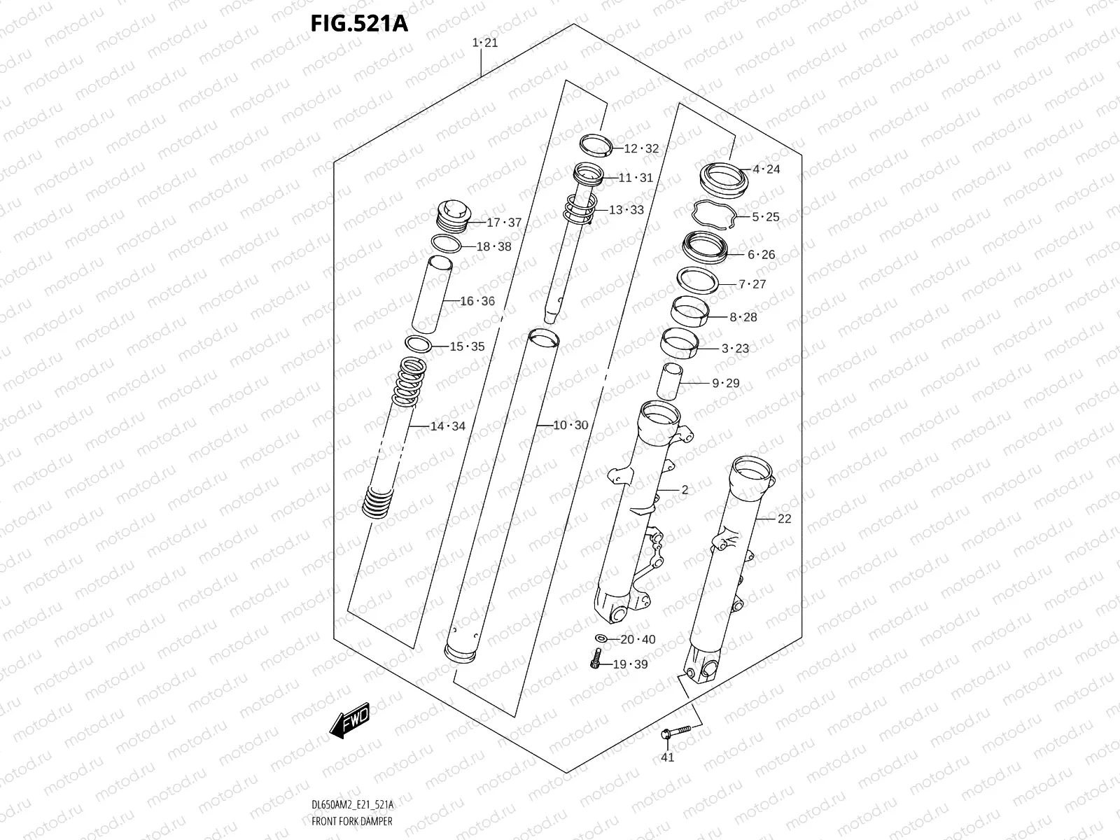 521A - FRONT FORK DAMPER