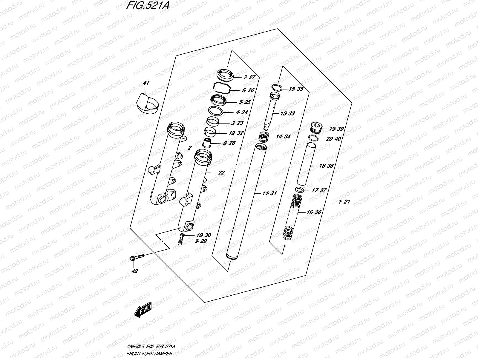 521A - FRONT FORK DAMPER