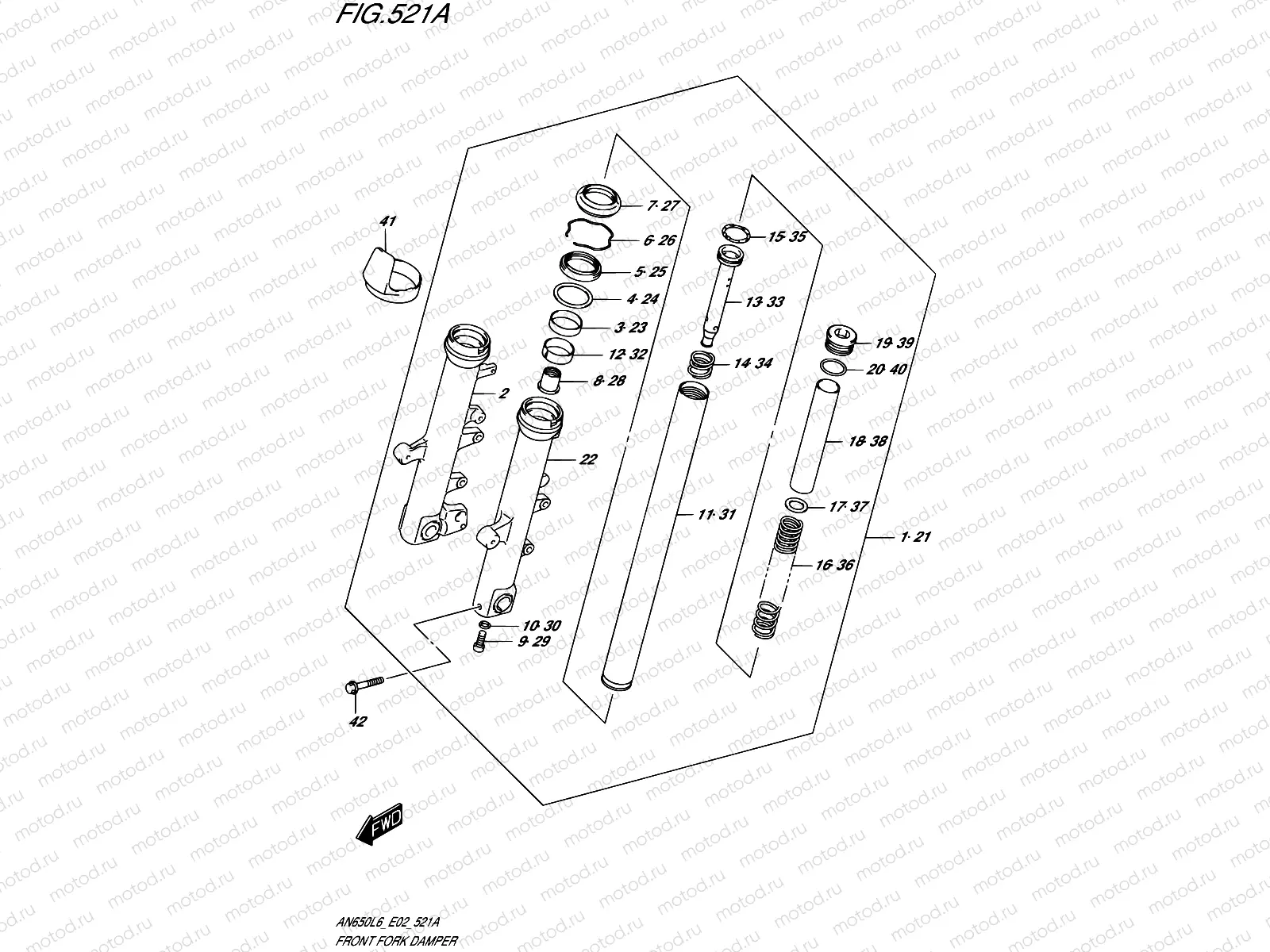 521A - FRONT FORK DAMPER