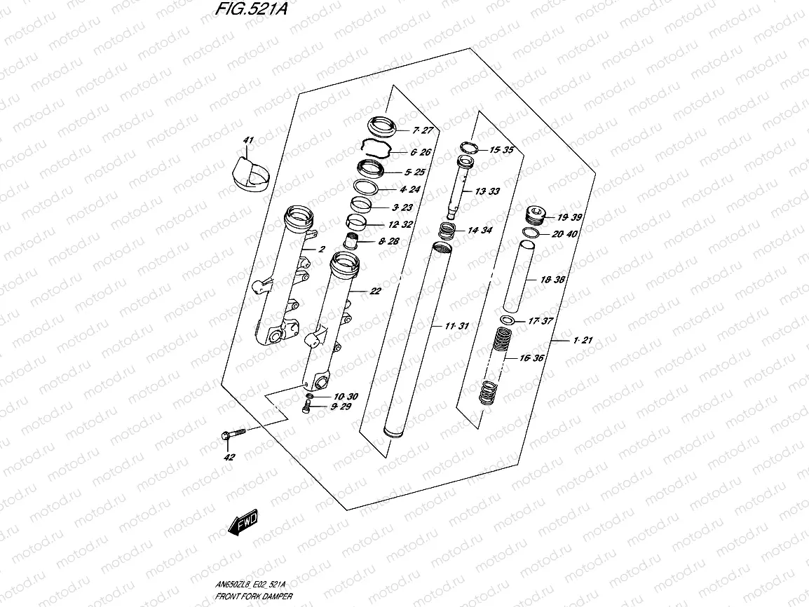 521A - FRONT FORK DAMPER