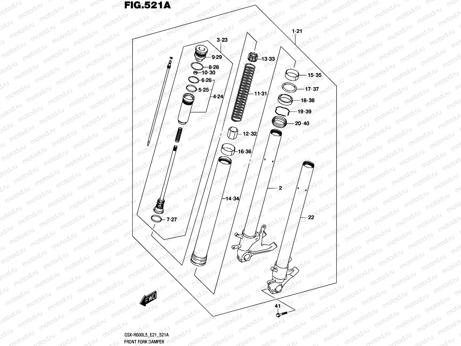521A - FRONT FORK DAMPER