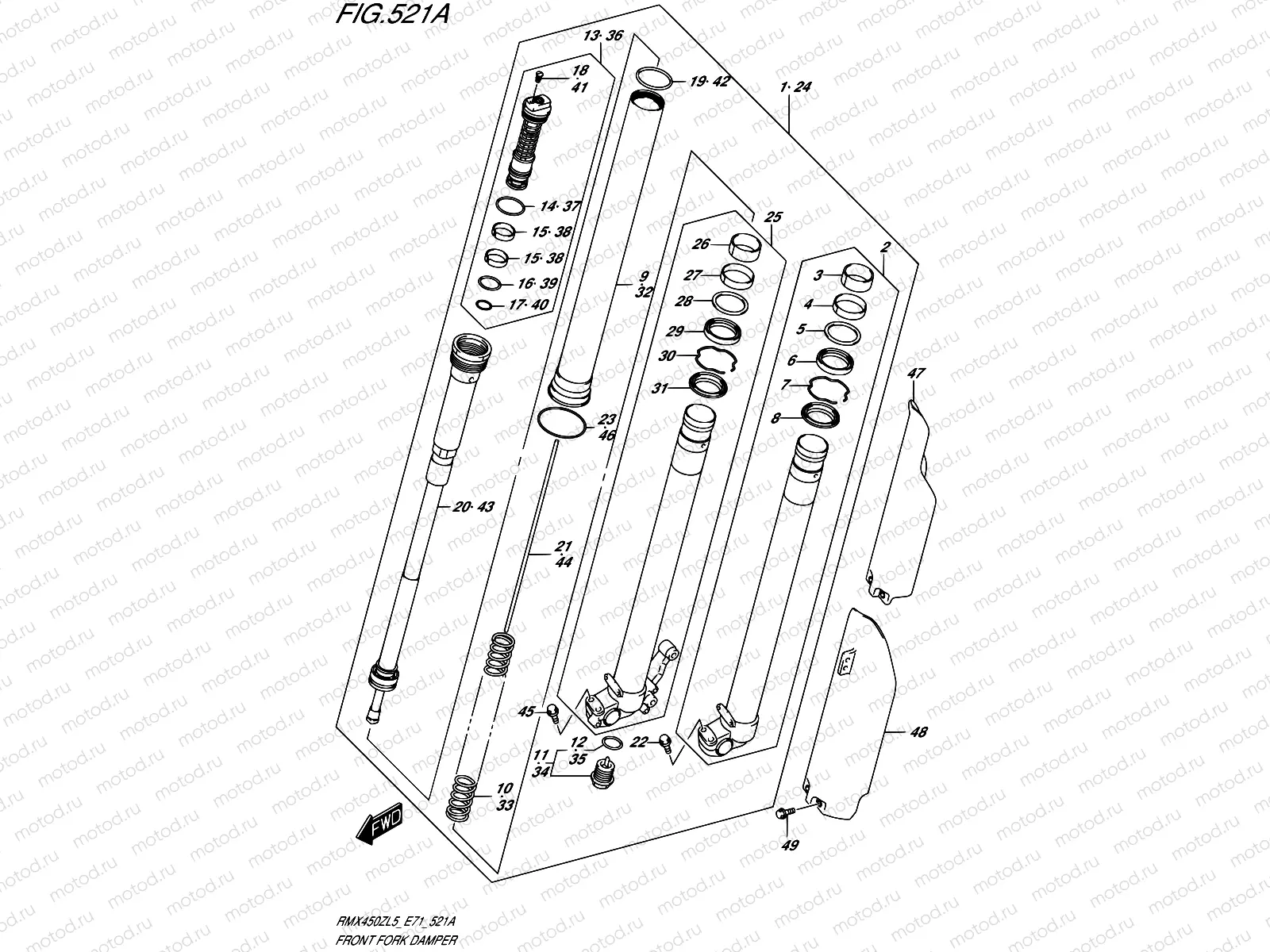 521A - FRONT FORK DAMPER