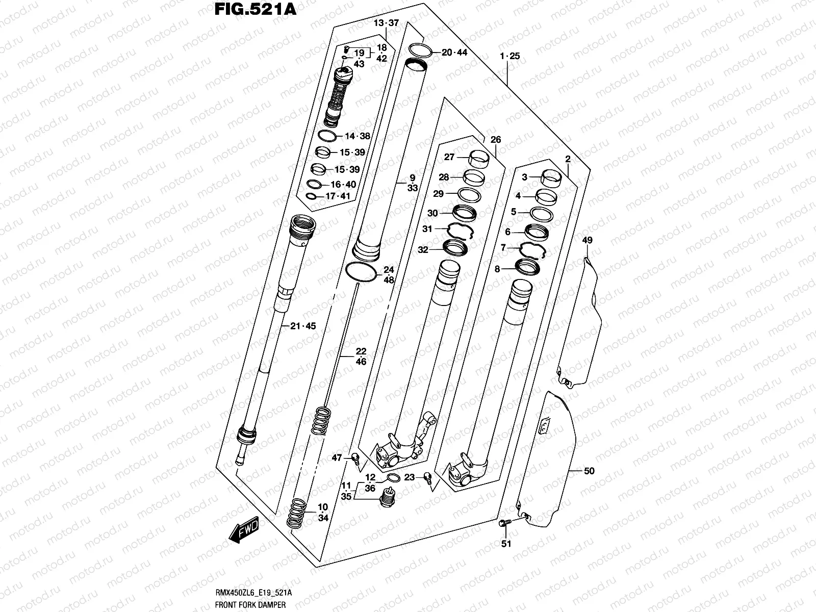 521A - FRONT FORK DAMPER