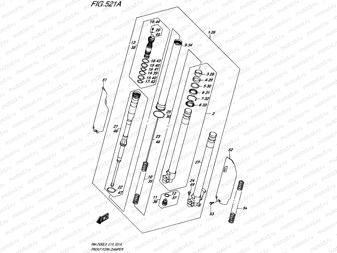 521A - FRONT FORK DAMPER