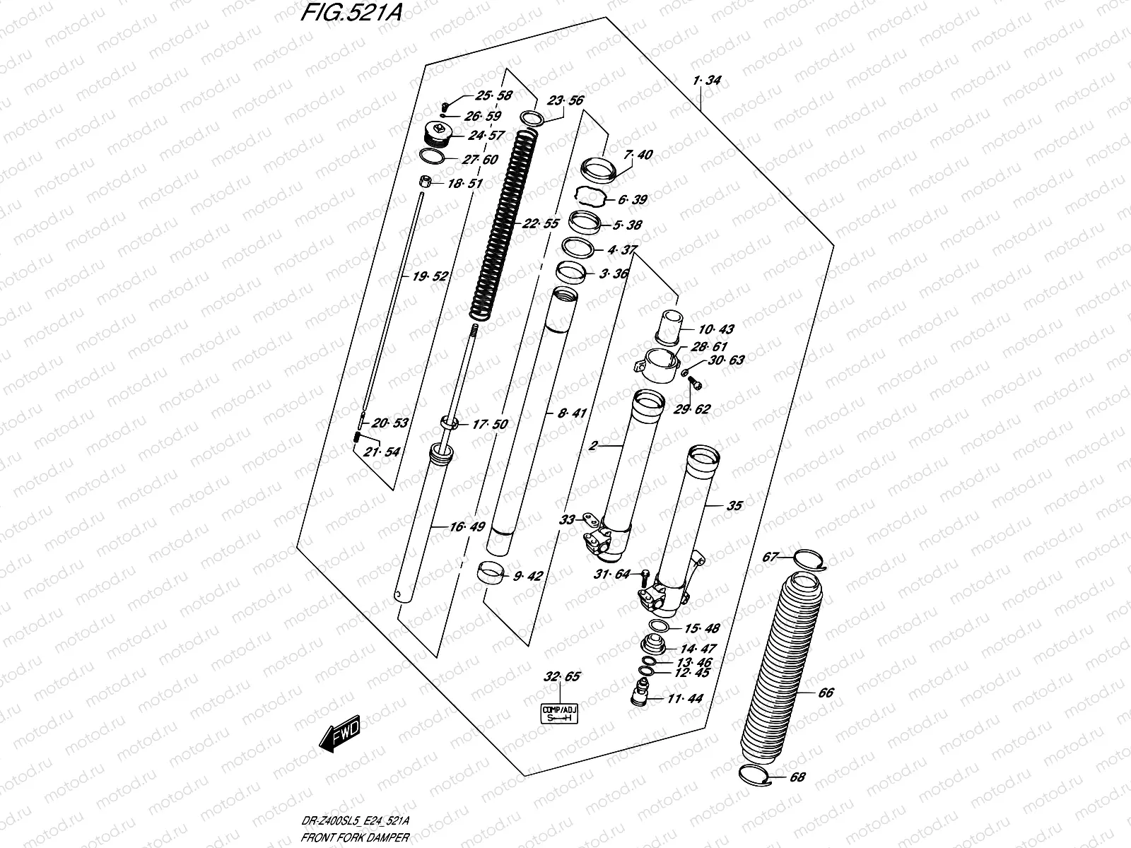 521A - FRONT FORK DAMPER