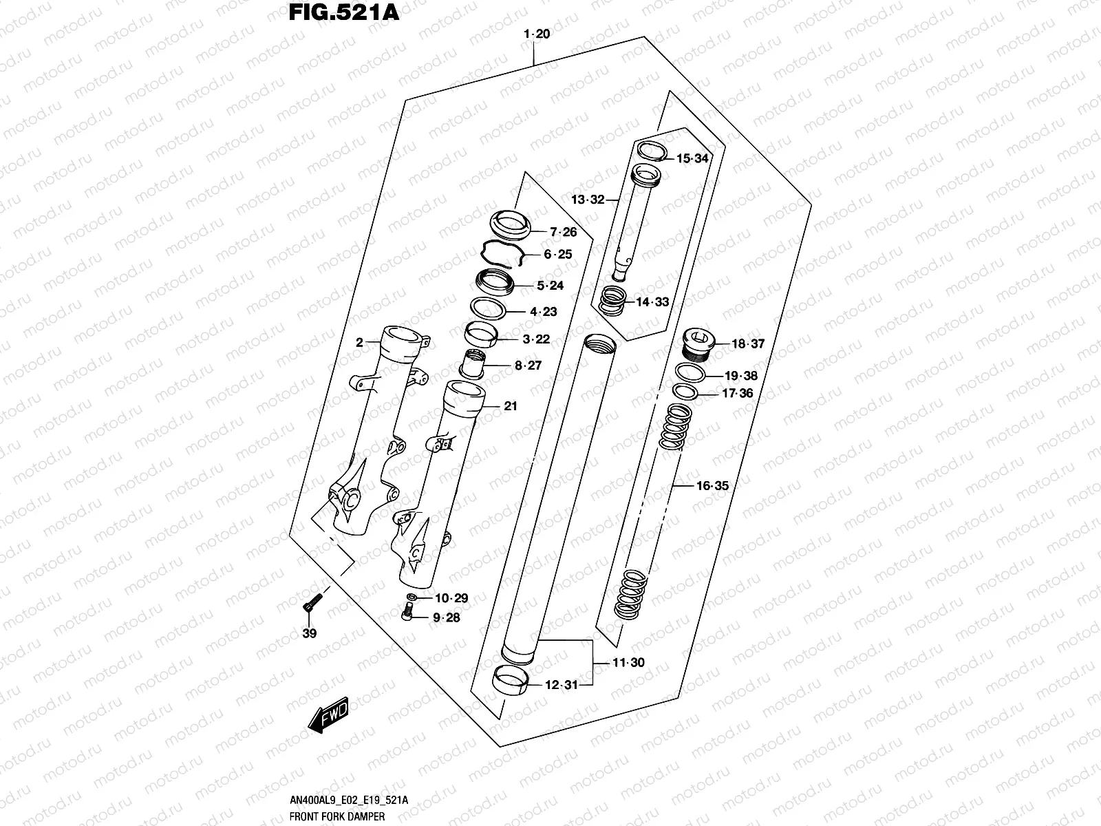 521A - FRONT FORK DAMPER