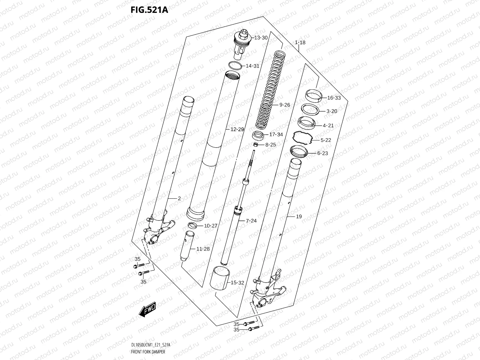 521A - FRONT FORK DAMPER