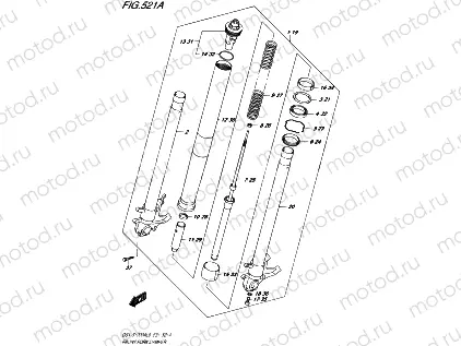 521A - FRONT FORK DAMPER