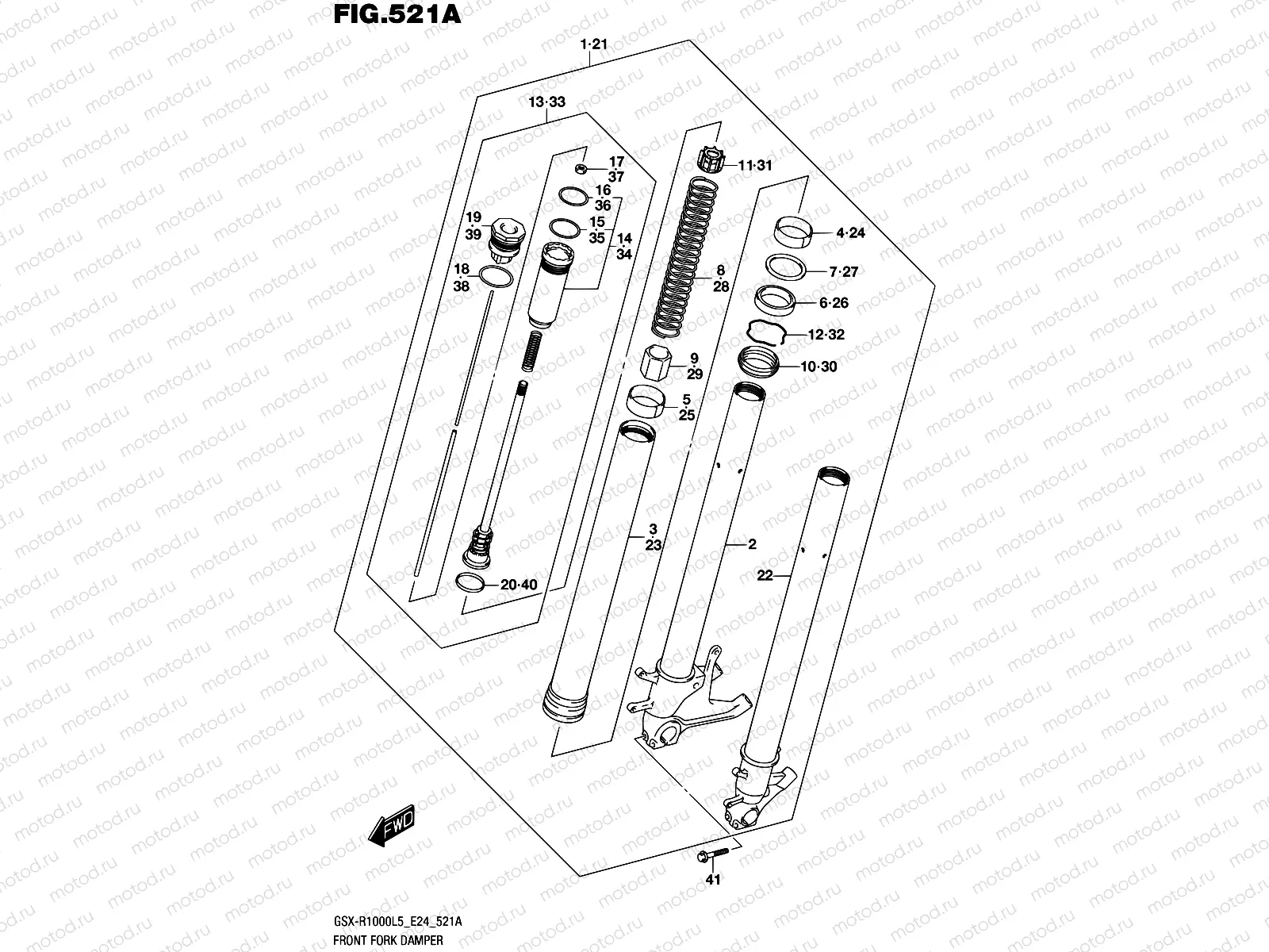 521A - FRONT FORK DAMPER