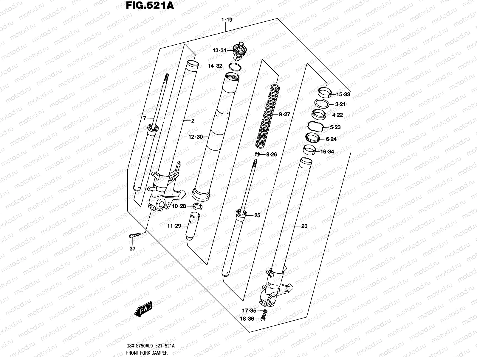 521A - FRONT FORK DAMPER