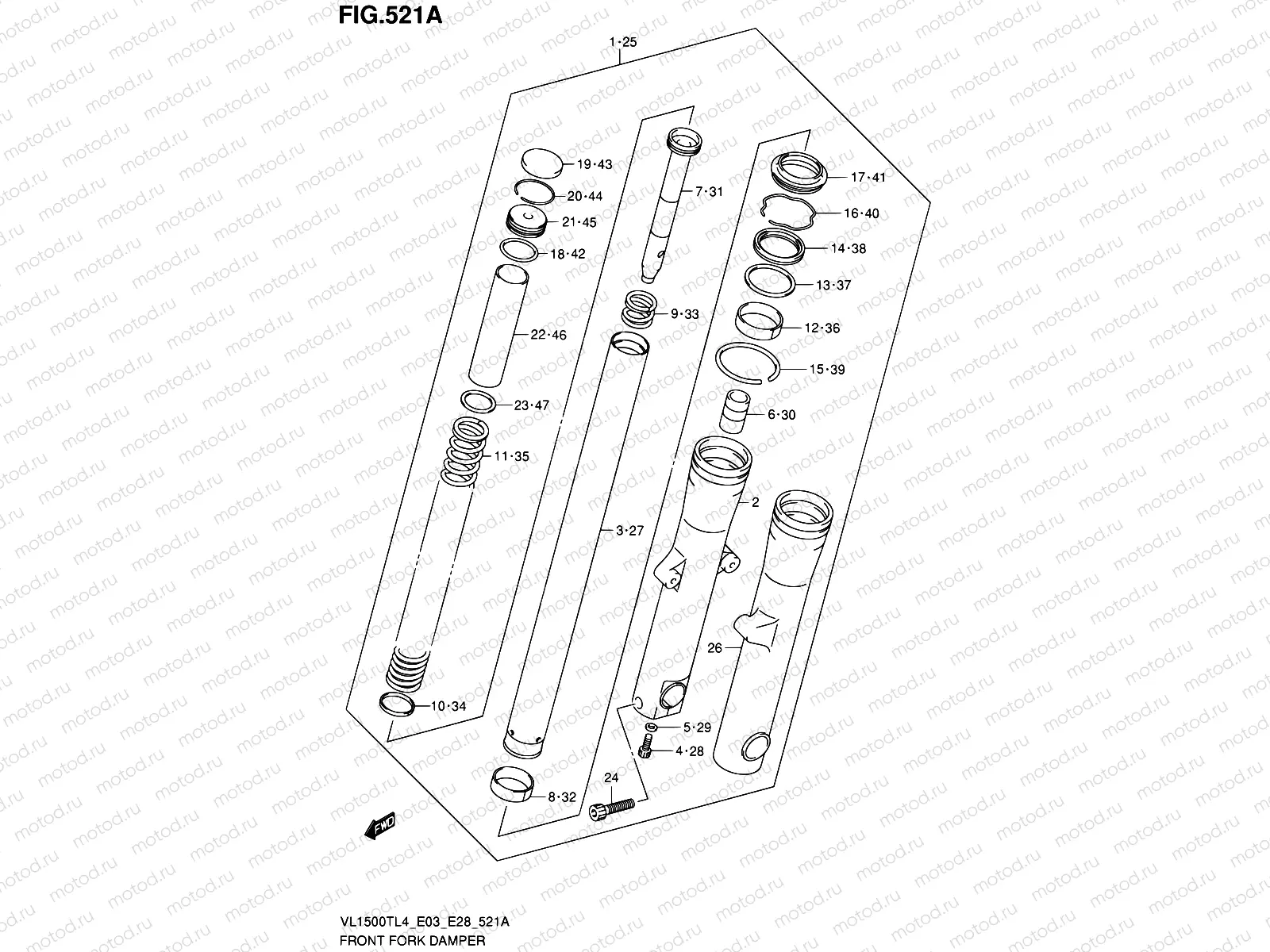 521A - FRONT FORK DAMPER