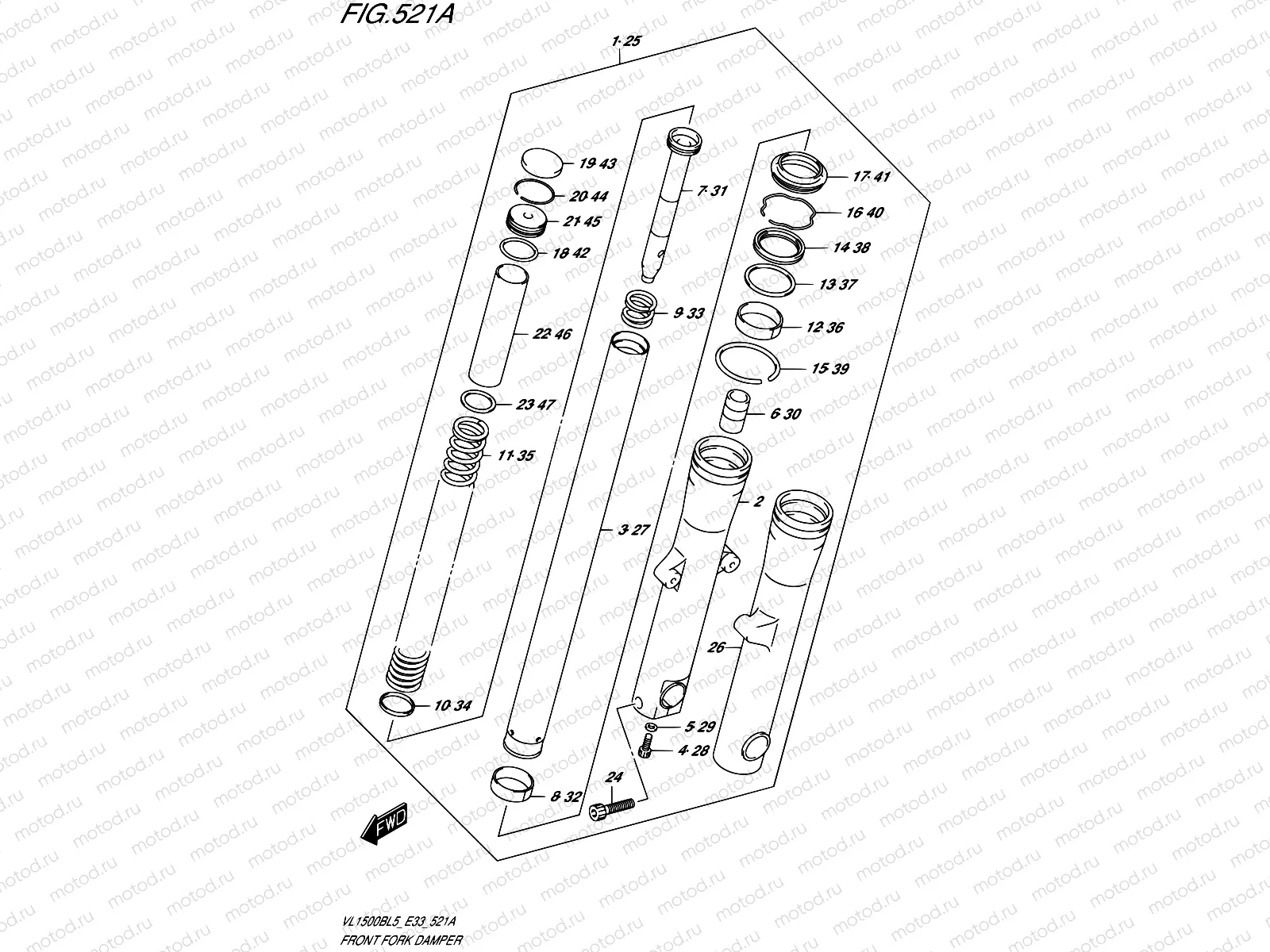 521A - FRONT FORK DAMPER